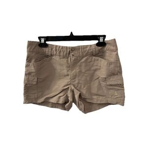 The North Face Hiking Outdoor Cargo Shorts Tan Khaki Women's size 10